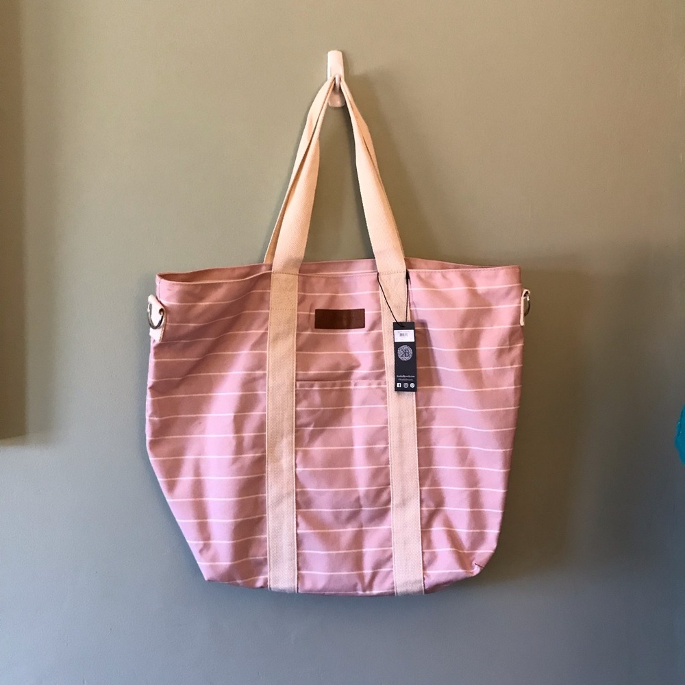 Kindred Bravely Florence Tote Bag Pink Stripe